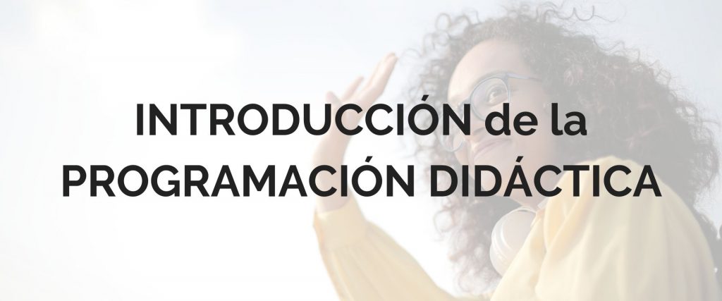 introducción original programación didáctica